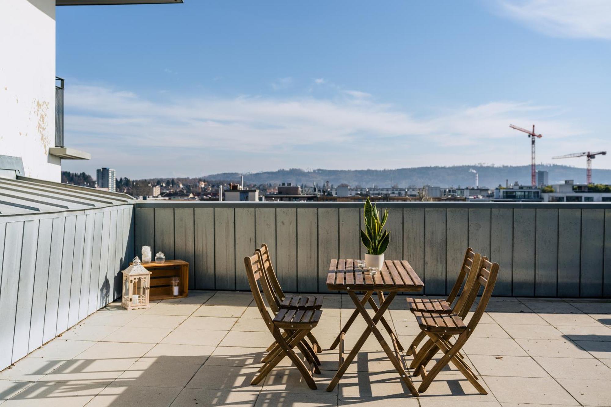 With Rooftop Terrace Apartment Biel